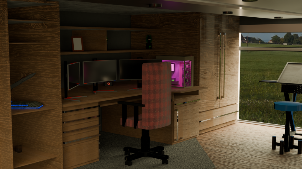 Projektowanie przestrzeni architektonicznej - grafika 3d