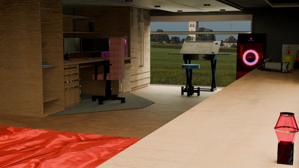 Projektowanie przestrzeni architektonicznej - grafika 3d