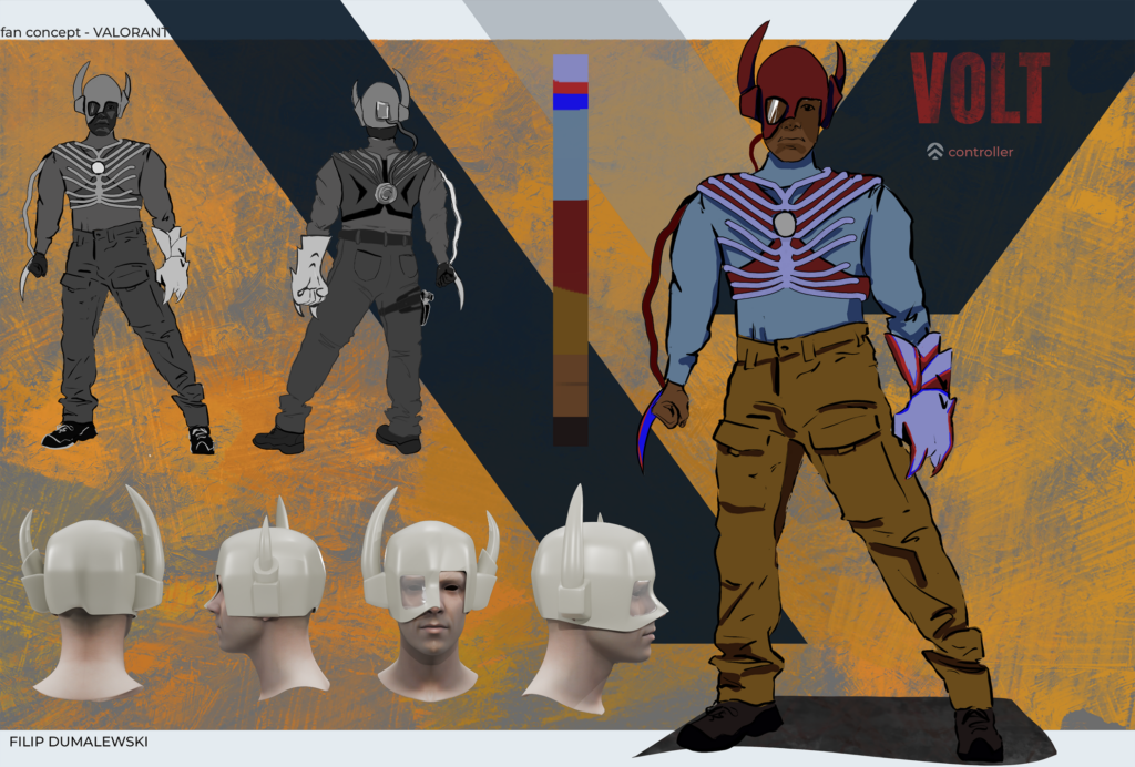 Projektowanie postaci podczas zajęć Concept artu w sowa-edu