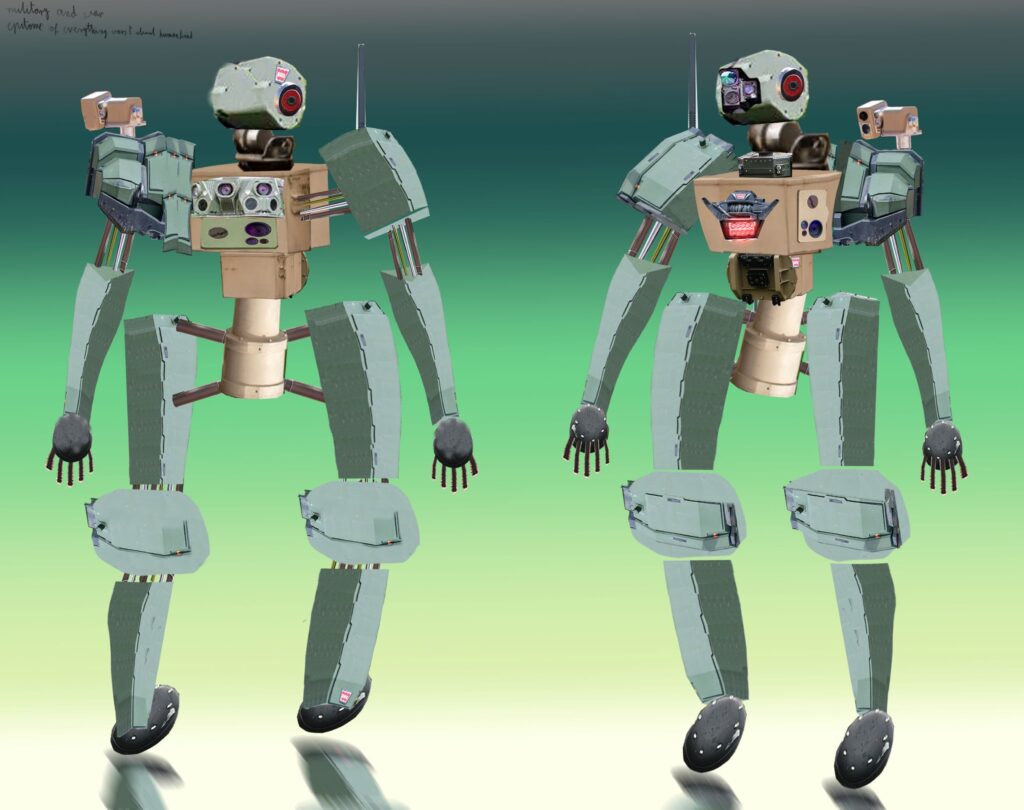 Projektowanie postaci podczas zajęć Concept artu w sowa-edu