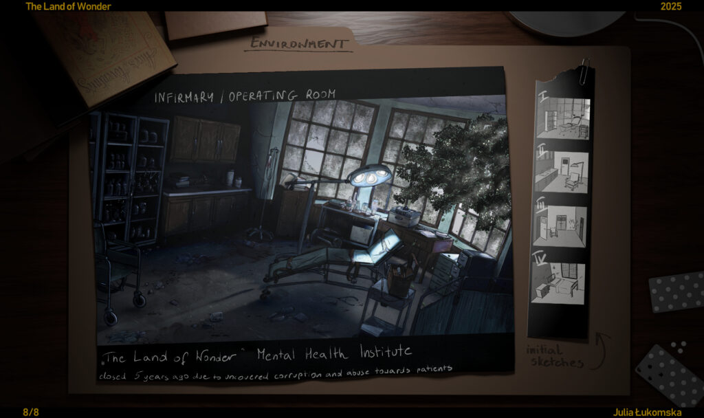 Projektowanie przestrzeni arch. podczas zajęć Concept artu