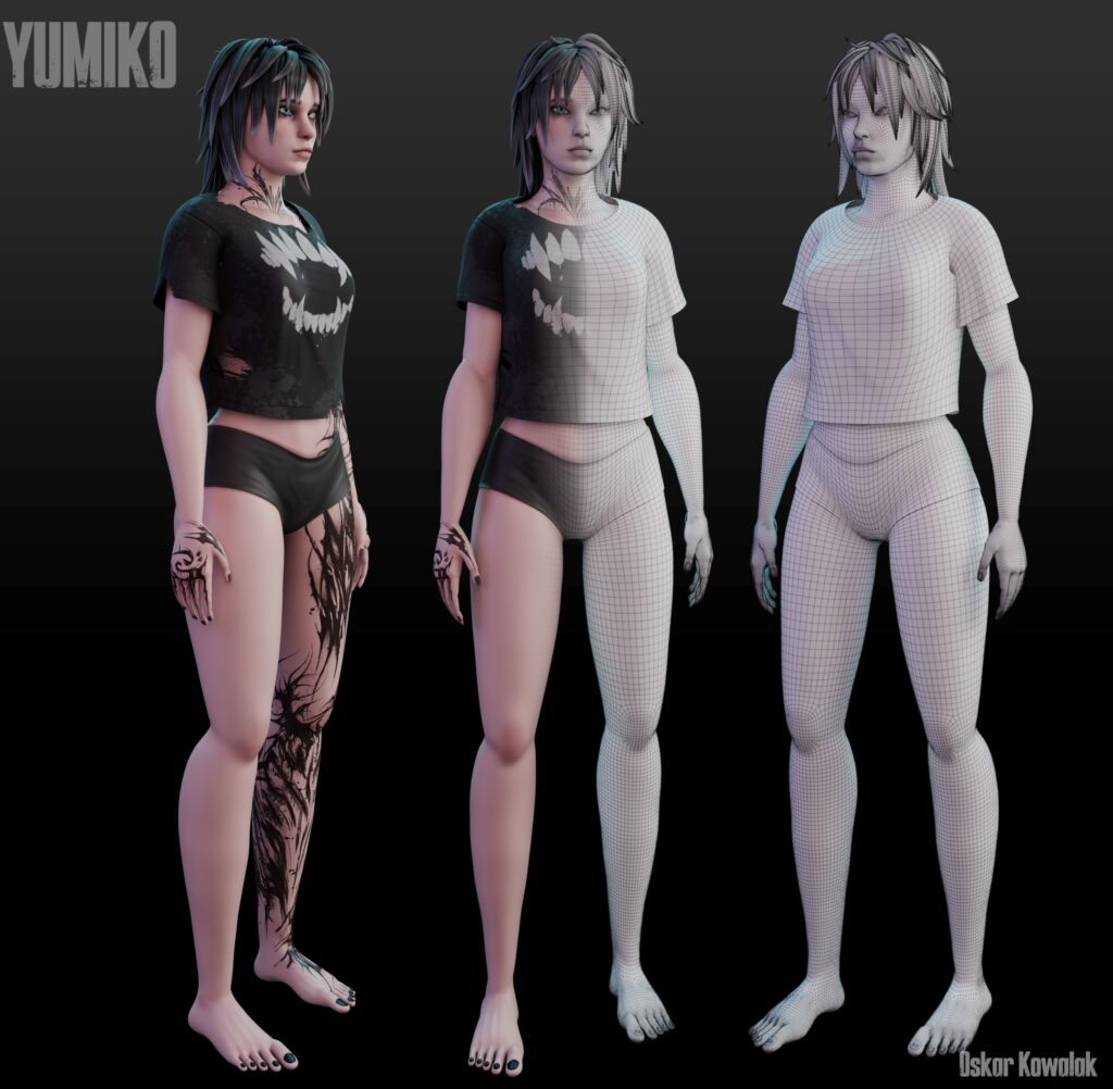 Sculping - modelowanie postaci w 3d