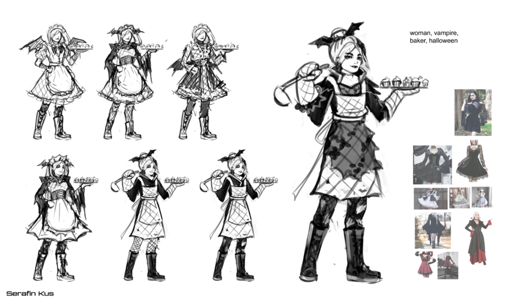 Concept art - zajęcia w pracowni komputerowej sowa-edu