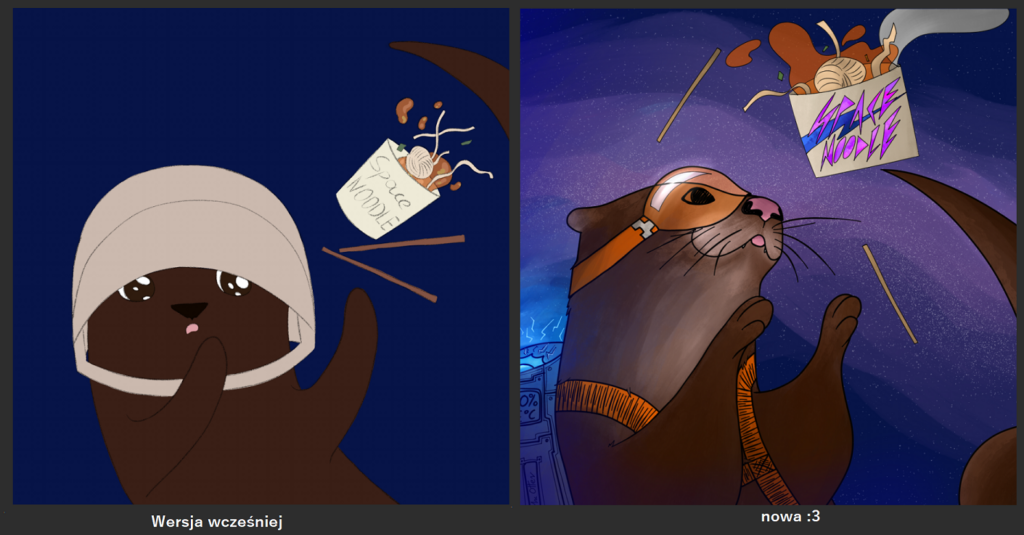 Projektowanie postaci podczas zajęć Concept artu w sowa-edu