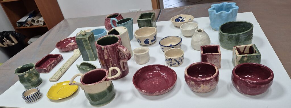 Ceramika wykonany na zajęciach ceramiki w sowa-edu