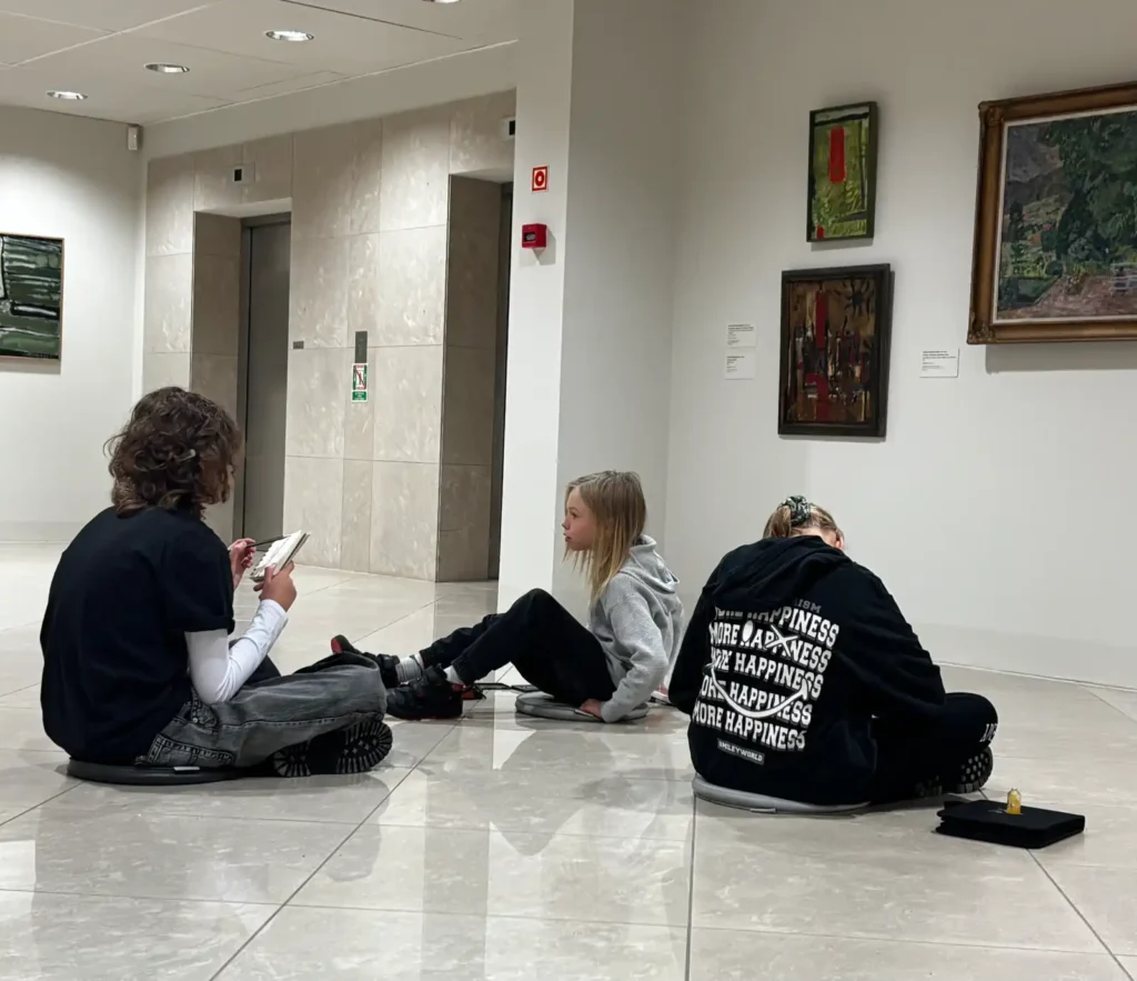 Zajęcia rysunku w Muzeum Narodowym w Poznaniu